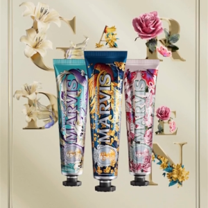 [NEW] Garden Collection Marvis Toothpaste 75ml - Kissing Rose Sinuous Lily Dreamy Osmanthus | Italy Imported