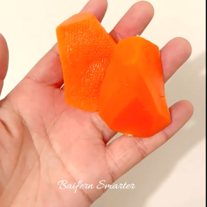 มันฝรั่งหั่น แครอทหั่น จำลอง หั่นเป็นชิ้น แบบจำลองผัก DIY ของเล่นอาหาร ตกแต่งจาน ตกแต่งร้านอาหาร พร๊อพถ่ายรูป