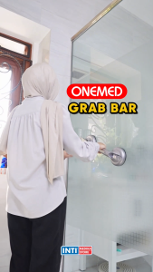 ONEMED - Handle Grab Bar Portable Toilet Disability | Grip Pegangan Bathtub Kamar Mandi