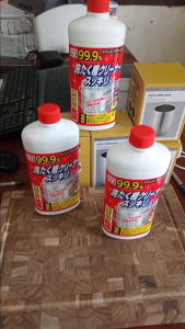 Nước tẩy lồng giặt Rocket Soap Nhật Bản chai 550g diệt vết bẩn và loại bỏ nấm mốc ở sâu trong lồng giặt