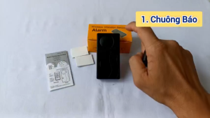 [Bộ 2 Remote] Báo động khi rung có REMOTE - Thiết bị báo rung chống trộm KS-SF04R