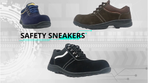Sepatu Sneakers Safety Sepatu Kerja Lapangan Ujung Besi Land Brother