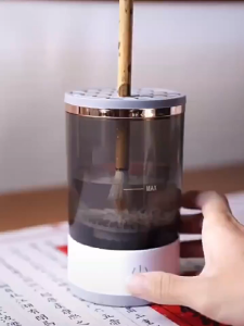 Máy rửa bút lông thư pháp máy rửa cọ trang điểm tự động làm sạch đầu bút bảo vệ bút lônggiữ ẩm tăng tuổi thọ cho bút