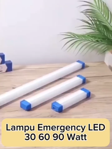 Lampu Neon LED Panjang T7 USB Bolam Let Portable Emergency Lamp Darurat Mati Lampu Lid Terang untuk Kemping Outdoor dan Belajar Sistem Cas Bisa Pakai Powerbank