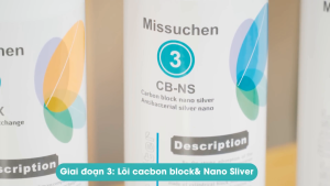 Lõi lọc nước số 3 Missuchen - Lõi lọc CB-NS than hoạt tính CTO máy lọc nước Missuchen SKU6300
