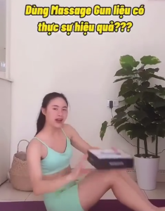 [VOUCHER 8%]Máy mát xa cầm tay mini - mát xa lưng cổ vai gáy 4 đầu 6 chế độ