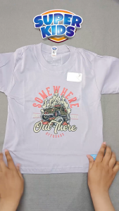 Kaos Anak Laki-laki Gambar Mobil Offroad Usia 1-5 Tahun