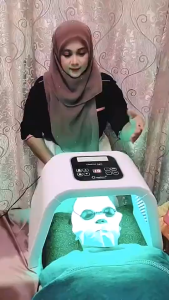 facial machine led mask 4 Color PDT LED ice face Photo Face Mask Foldable Omega Light Skin Rejuvenation Machine