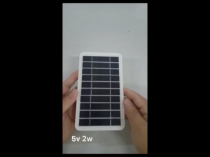 Solar Panel 5 in 1 Pengisi Solar Cell Panel Surya 3.5wp Poly 3.5 Wp Polycrystalline IP67 tahan air mendukung pengisian daya ponsel Android/power bank/speaker/headphone/lampu malam dan perangkat lainnya