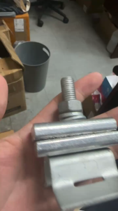 FTTH Fiber Optic Mini Suspension Clamp (Strap Type)