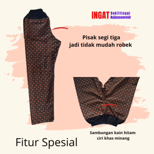 Celana Batik Khas Bukittinggi: Oleh-Oleh & Produk Tradisional