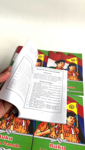 Buku Agenda Pramuka 64 Halaman Bahan Kertas HVS