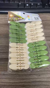 Combo 20 kẹp quần áo nhựa cao cấp- kẹp củ lạc màu pastel cực xinh