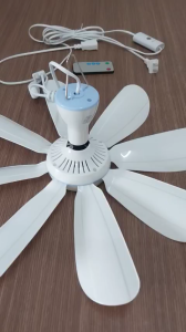 Quạt trần mini 6 cánh loại mới quạt nhẹ êm ái dễ chịu