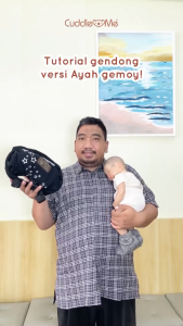 CuddleMe Ultimo Carrier Gendongan Bayi Newborn 4 Posisi Gendong Praktis Instan Hipseat Ergonomis