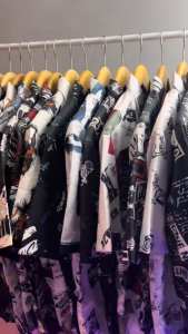 Kemeja Surfing Pria Lengan Pendek Distro Hem Motif Hawai Casual Lengan Pendek Pria