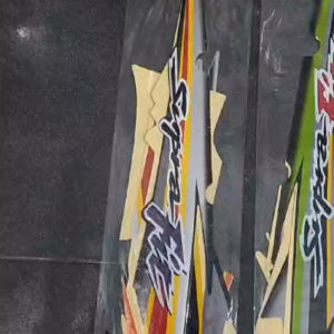 STIKER STRIPING STANDART MOTOR HONDA SUPRA FIT DISC 2005