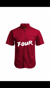 Short Sleeves Shirt Maroon Premium | Kemeja Maroon Pria | Kemeja Lengan Pendek Marun Premium