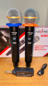 Advance Mic205 Dual Microphone Wireless Anti Noise Garansi Resmi Advance