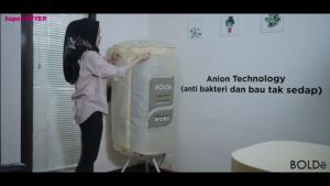 BOLDe Super Dryer Clothes Dryer Pengering Baju Elektrik dengan Anion Technology Anti Bakteri