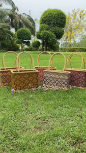 กระเป๋าสานหวายเทียม กระเป๋าใส่เอกสาร กระเป๋าเอนกประสงค์ กระเป๋าใส่เอกสาร หวาย กระเป๋าใส่เอกสารหวาย - Lazada