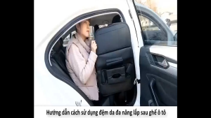 Túi Da Treo Ghế Sau Ô Tô - Chất Liệu Da Cao Cấp Túi Được Thiết Kế Để Treo Ở Mặt Sau Của Ghế Xe Với Quai Đeo Thuận Tiện