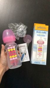 [ WB91604 ] Bình sữa Dr.Browns cổ rộng 270ml nhựa PP Options Plus dòng chuyển đổi 2 giai đoạn