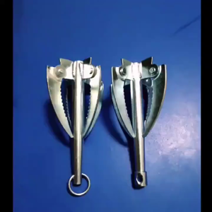 (with rope)Four-cornered Grass Anchor Knife Folding Boats Anchor Sickle Hook Aquatic Plants Remover