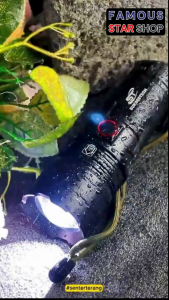 Senter Zoom In Out 250 Watt Aluminium Flashlight Senter Swat Police Terbaik