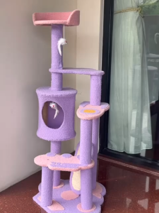 Playground Cat Condo Tree Mainan Rumah Kucing Kekinian Garukan Cakaran Cat