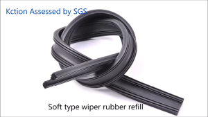 MOTUS ยางปัดน้ำฝนแท้ ยางธรรมชาติ เคลือบคาร์บอน Premium 1 เส้น  หัวลูกศร หนา/บาง เคลือบคาร์บอนแท้ 6มิล/8มิล