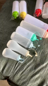 Chai Đựng tương đựng nước mắm chai đựng sữa vòi nhỏ và lớn 200 ml - 300 ml nhựa PP chính phẩm an toàn Nhung House