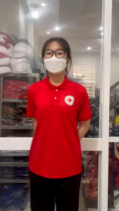 Áo Thun Hội Chữ Thập Đỏ Việt Nam Và Nón Kết -Form Đẹp Không Xù-Hình Thật