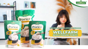 PORICE Beras Porang Sachet - WellFarm Shirataki/Instan Konjac Rice