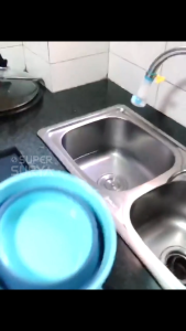 Gayung Lipat Elastis Silicon Portable Serbaguna Wadah Mandi Cuci