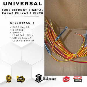 FUSE PANAS & FIUS DEFROST BIMETAL: Komponen Kulkas Penting