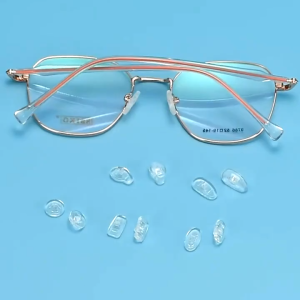 Eyeglasses Sunglasses Silicone Nose Pads Set Glasses Optical Repair Kit Screw Nut Nose Pad Set
