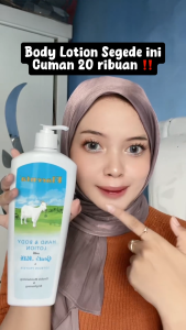 FLACENTA Body Lotion Goats Milk 500ml Double Moisturizing with Whitening Agent