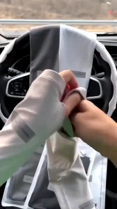 Driving Outdoor Sunscreen Ultraviolet Light Thin Ice Silk Loose Large Size Sleeve Cover Arm Gloves Men Women Glove 冰袖