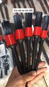 Bộ cọ 5 cây vệ sinh chi tiết nhựa màu đen cọ rửa vệ sinh đa năng quét sạch bụi bẩn nội thất khe kẽ