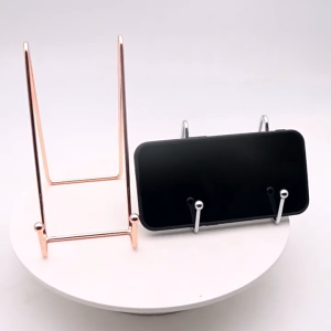 Stand Display Buku Besi Rak Penyimpanan Mangkok Foto Piring Pigura Gambar Stand