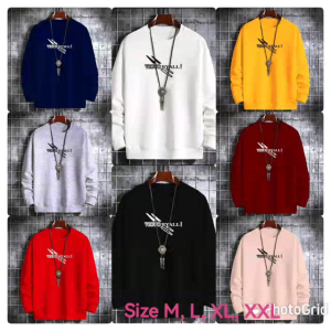 Promo Sweater Keren Kaos Pria Distro Victo Ryal Crewneck Kasual Sweatshirt Elegan Sweter Cowo Trendy