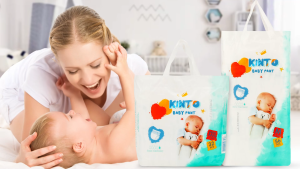 【NEW !!!】KIN-TO  BABY DIAPER PANT กางเกงผ้าอ้อมเด็ก 5 PACK-NB/M/L/XL/XXL/XXXL/XXXXL บาง และสบาย BABY PANTS