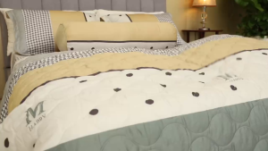 Bộ chăn drap gối Tencel Premium Hometex 5 món