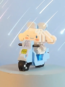 MEKANSM DIY Mini Bricks Building Blocks Cute Cartoon Character Model Set Fine Motor Skill Learning