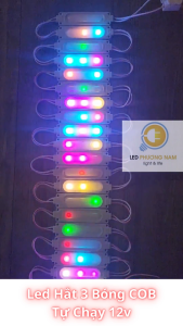 Led Hắt Bảng Hiệu COB 3 Bóng 2w Siêu Công Suất Chống Nước Chạy Đuổi Tự Động 12v (Vỉ 20 thanh dài 2m) Sử dụng bảng hiệu