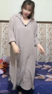 Tunik Polos Jumbo LD 120 Gratis Pin Emas Wanita Lengan Panjang Terbaru 2024 Bisa Bayar Ditempat