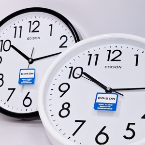 Jam Dinding Edison EDW 275 T5 Timbul Diameter 270mm 27cm