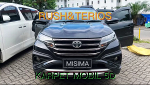 Karpet Mobil 5D Daihatsu Terios 2015 - 2024 + Alas Kaki Karpet 7D New Model Fullset