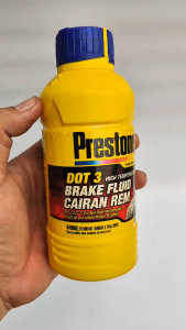 Minyak Rem PRESTONE Brake Fluid DOT3 Synthetic 300mL Original DOT 3 Biru Universal Minyak Rem Motor Mobil